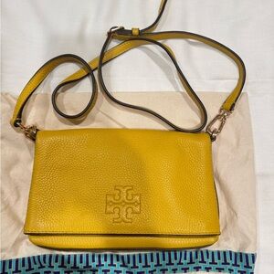 Tory Burch Mustard Yellow Crossbody Bag